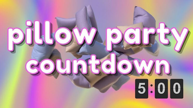 Pillow Party Countdown